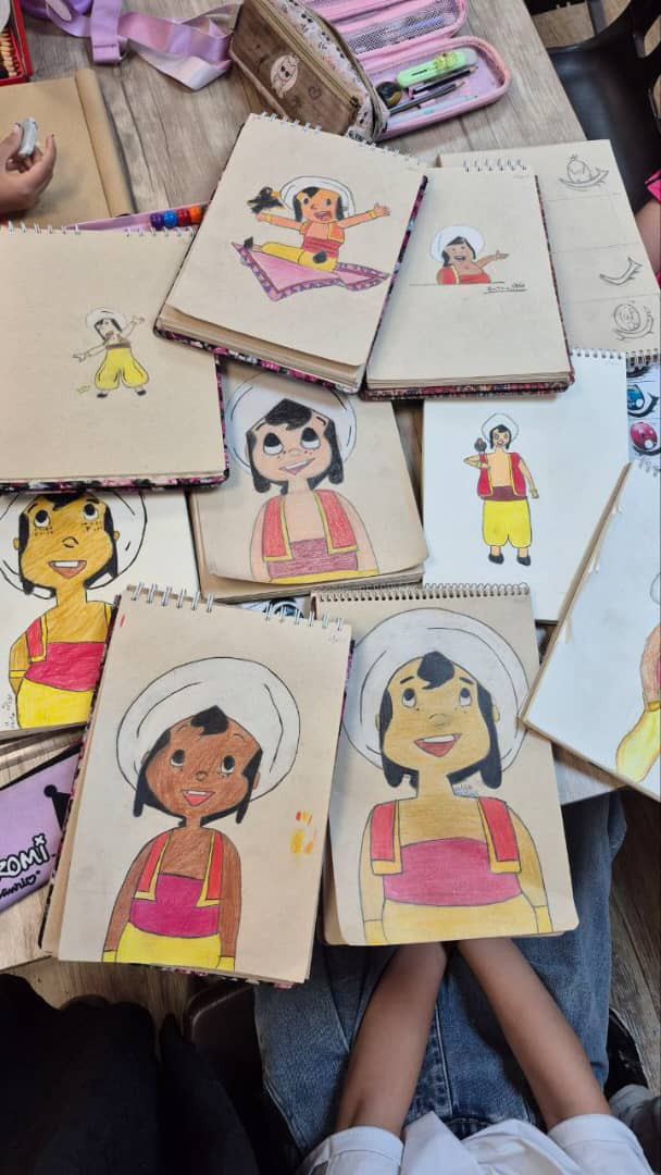 آموزش نقاشی سیاه قلم کودکان